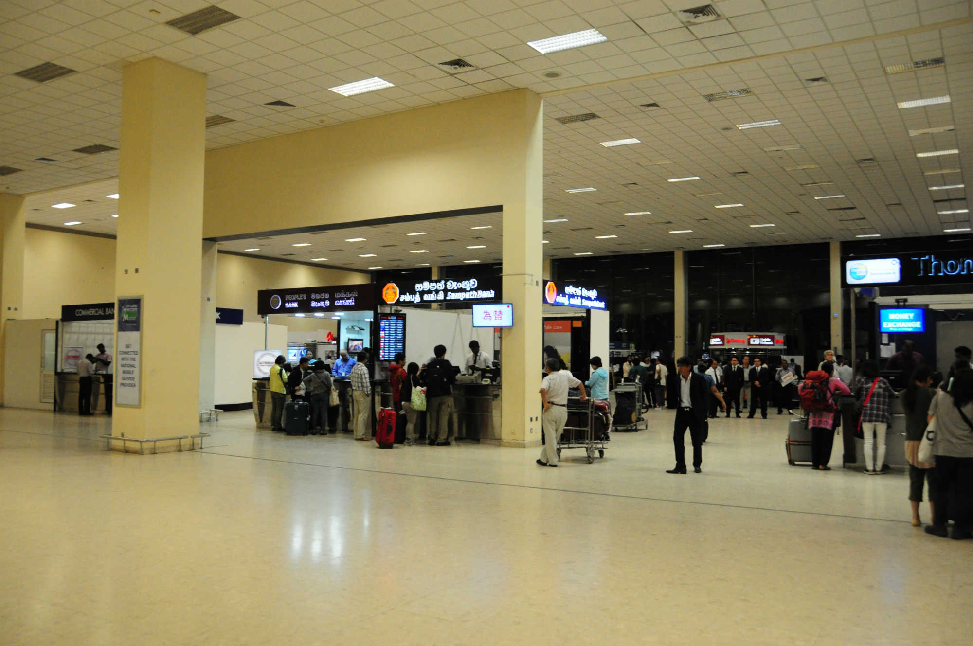 コロンボ空港画像