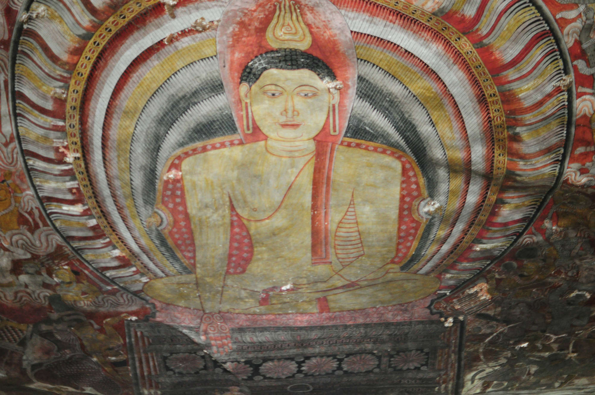 ダンブッラ石窟寺院画像
